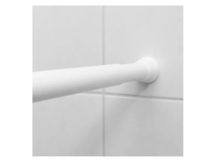 Sanilo Duschvorhangstange Weiß 90-170cm* Gardinenstangen