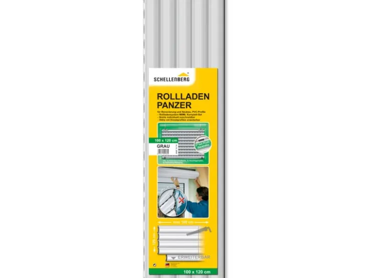 Schellenberg Rolladenpanzer-Set Mini 100 cm x 120 cm