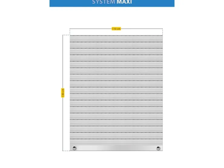Schellenberg Rollladenpanzer Maxi PVC 130 cm x 110 cm* Insektenschutz