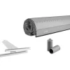 Schellenberg Rollladenpanzer Mini PVC 220 cm x 100 cm Grau* Insektenschutz