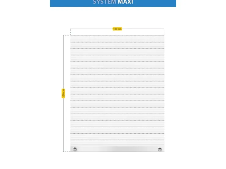 Schellenberg Rollladenpanzer Maxi PVC 120 cm x 100 cm* Insektenschutz