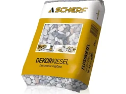 Scherf Flusskiesel Grau-Beige 16-32 mm 25 kg PE-Sack