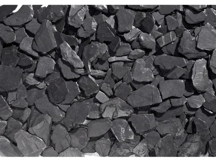 Scherf Schieferplättchen Graphit-Schwarz 20 - 40 mm 1000 kg Big-Bag