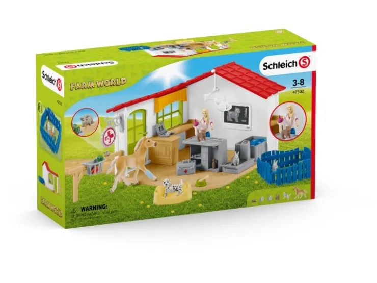 Schleich Farm World Tierarzt-Praxis mit Haustieren