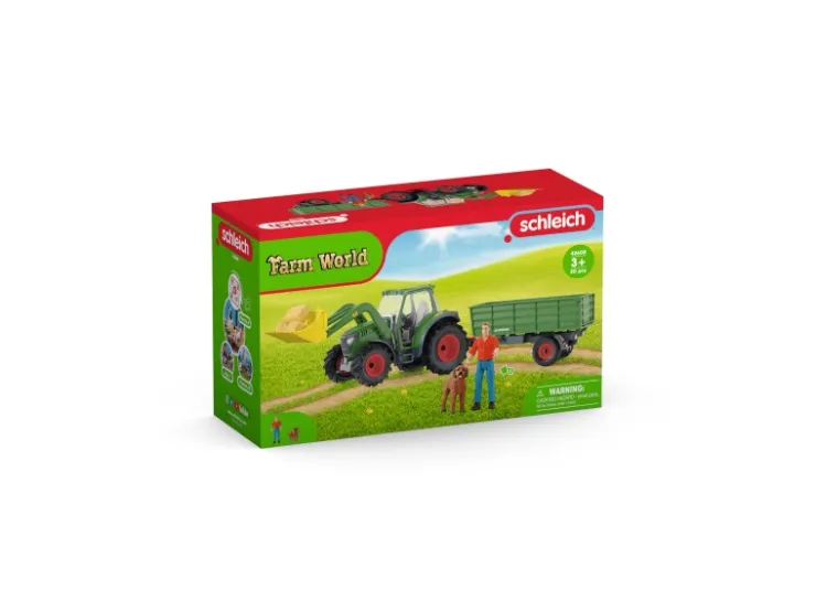 Schleich Traktor mit Anhänger* Geschenkartikel
