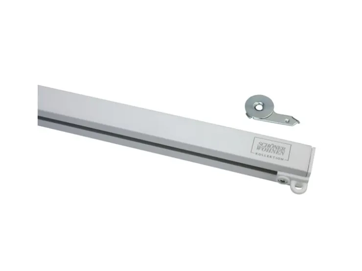 Schöner Wohnen Kollektion Schöner Wohnen Aluminium-Vorhangschienenset Emilia 1-läufig 230 cm