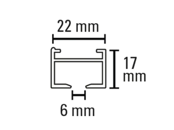 Schöner Wohnen Kollektion Schöner Wohnen Aluminium-Vorhangschienenset Emilia 1-läufig 230 cm