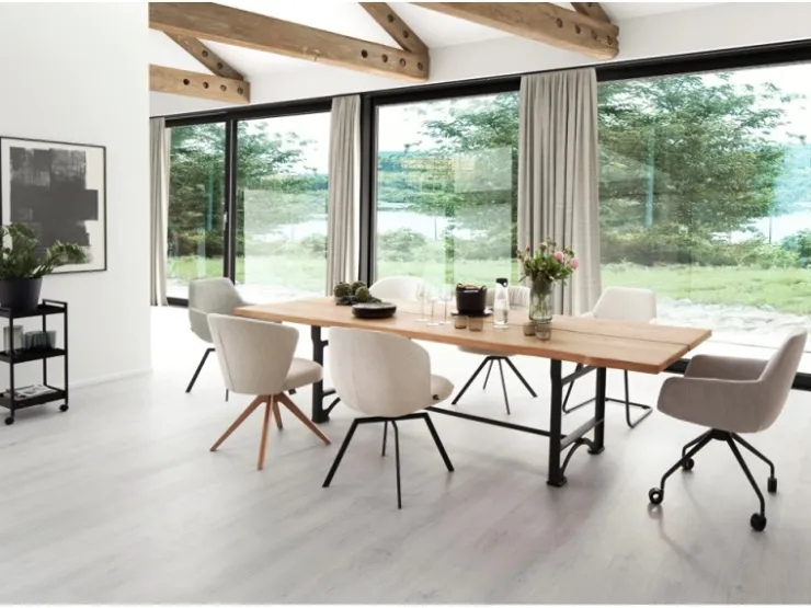 Schöner Wohnen Kollektion Schöner Wohnen Aluminium-Vorhangschienenset Emilia 1-läufig 200 cm Schwarz-Matt* Gardinen|Gardinenschienen