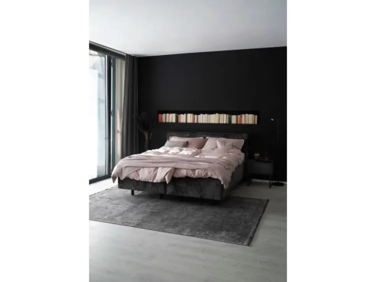 Schöner Wohnen Kollektion Schöner Wohnen Aluminium-Vorhangschienenset Emilia 1-läufig 200 cm Schwarz-Matt* Gardinen|Gardinenschienen