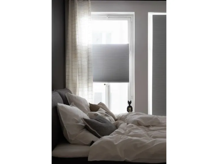 Schöner Wohnen Kollektion Schöner Wohnen Aluminium-Vorhangschienenset Emilia 1-läufig 160 cm Schwarz-Matt* Insektenschutz|Gardinenschienen