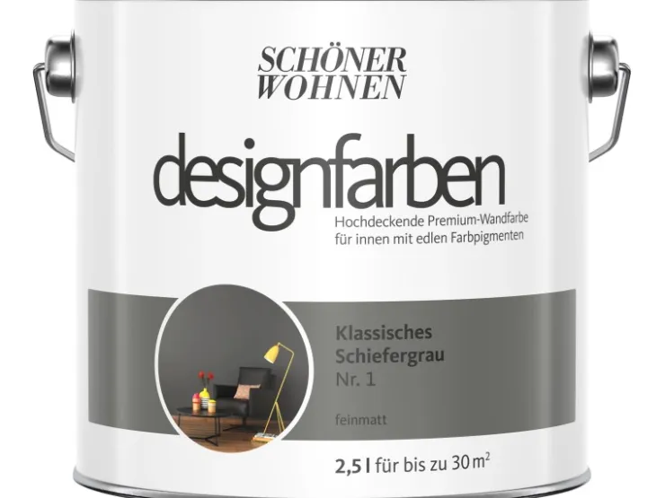 SCHÖNER WOHNEN-Farbe Schöner Wohnen Designfarben Klassisches matt 2,5 l* Innenfarben