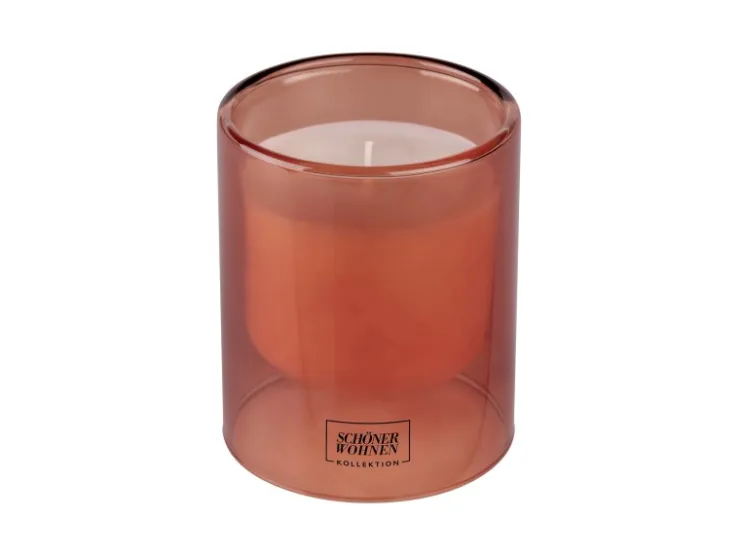 Schöner Wohnen Kollektion Schöner Wohnen Duftkerze L Sandalwood im Glas Bernstein Ø 9 cm x 11 cm* Kerzen