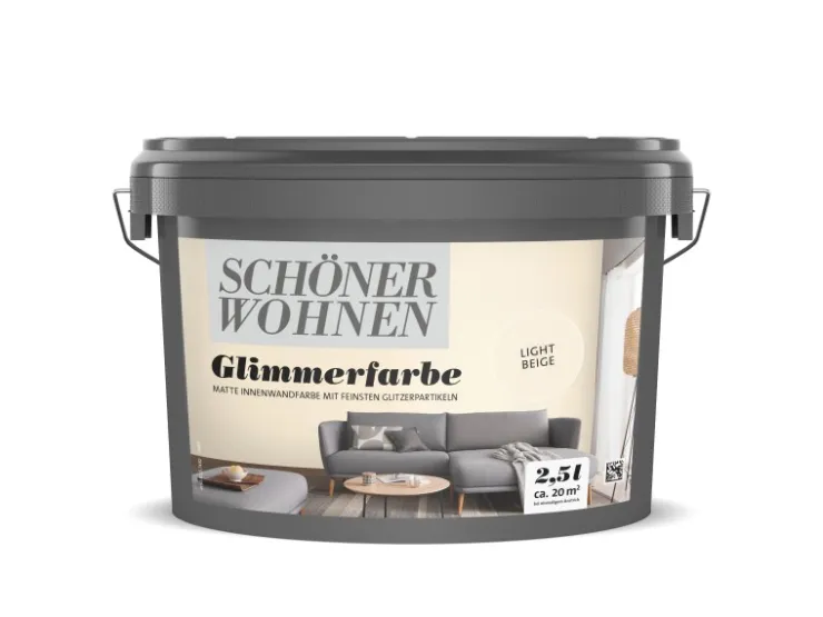 SCHÖNER WOHNEN-Farbe Schöner Wohnen Glimmerfarbe Light 2,5 l