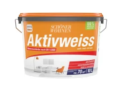 SCHÖNER WOHNEN-Farbe Schöner Wohnen Innenfarbe Aktivweiß Weiß 10 l