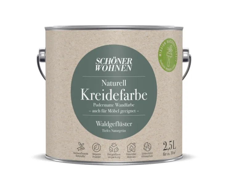 SCHÖNER WOHNEN-Farbe Schöner Wohnen Naturell Kreidefarbe 2,5 l
