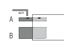 Schöner Wohnen Kollektion Schöner Wohnen Schienenverbinder für Alu-Vorhangschiene Emilia Edelstahloptik