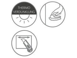 Schöner Wohnen Kollektion Schöner Wohnen Thermo-Rollo Martha 90 cm x 150 cm
