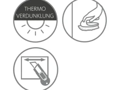 Schöner Wohnen Kollektion Schöner Wohnen Thermo-Rollo Martha 80 cm x 210 cm