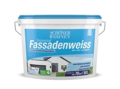 SCHÖNER WOHNEN-Farbe Schöner Wohnen Universal Fassadenweiss Weiß Matt 10 l* Außen-Fassadenfarben
