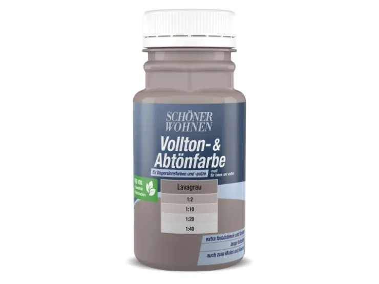 SCHÖNER WOHNEN-Farbe Schöner Wohnen Voll- und Abtönfarbe Lavagrau 125 ml* Innenfarben