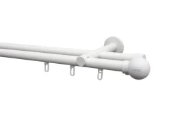 Schöner Wohnen Kollektion Schöner Wohnen Wandhalter Leon 2-läufig für Gardinenstangen Ø 20 mm