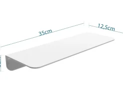 Schütte Duschablage Selbstklebend Weiß