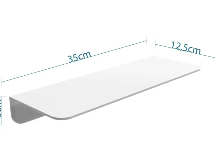 Schütte Duschablage Selbstklebend Weiß