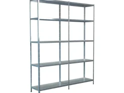 Schulte Set 1 Steckregal und 1 Anbauregal 200 cm x 160 cm x 35 cm