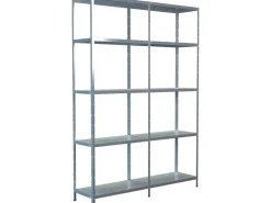 Schulte Set 1 Steckregal und 1 Anbauregal 200 cm x 140 cm x 35 cm