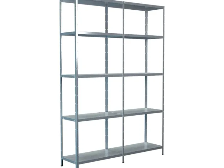 Schulte Set 1 Steckregal und 1 Anbauregal 200 cm x 140 cm x 35 cm
