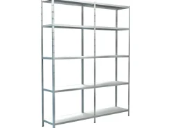 Schulte Set 1 Steckregal und 1 Anbauregal 200 cm x 160 cm x 35 cm* Büroregale