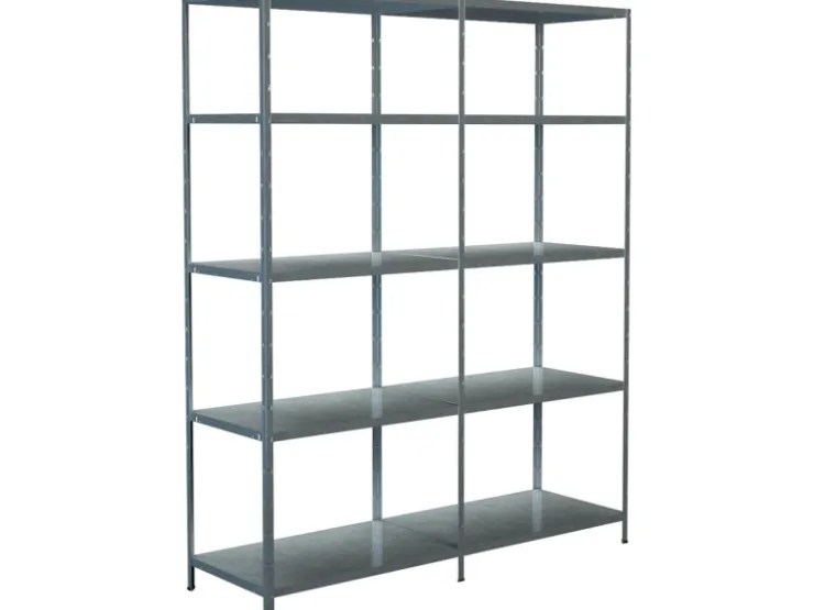 Schulte Set 1 Steckregal und 1 Anbauregal 200 cm x 160 cm x 50 cm