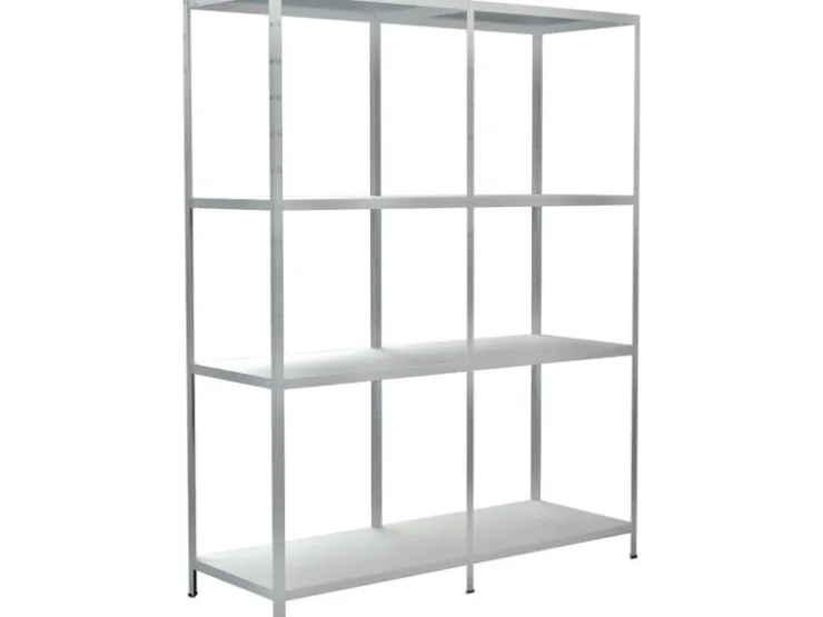Schulte Set 1 Steckregal und 1 Anbauregal 180 cm x 180 cm x 50 cm