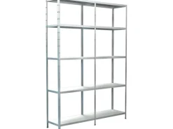 Schulte Set 1 Steckregal und 1 Anbauregal 200 cm x 140 cm x 35 cm* Büroregale