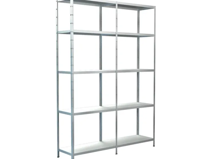 Schulte Set 1 Steckregal und 1 Anbauregal 200 cm x 140 cm x 35 cm* Büroregale