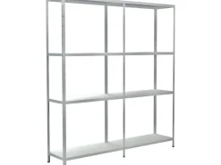 Schulte Set 1 Steckregal und 1 Anbauregal 180 cm x 160 cm x 35 cm* Büroregale