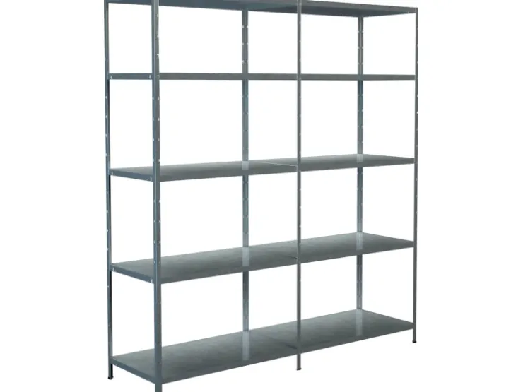 Schulte Set 1 Steckregal und 1 Anbauregal 200 cm x 180 cm x 50 cm* Kellerregale
