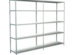 Schulte Set 1 Steckregal und 1 Anbauregal 200 cm x 240 cm x 50 cm