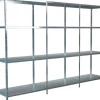 Schulte Set 1 Steckregal und 2 Anbauregale Verzinkt 180 cm x 260 x 50 cm* Metallregale