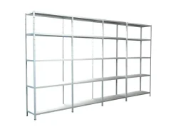 SCHULTE Regalwelt Schulte Steck-Grund- und 3 x Anbauregale 200 cm x 380 cm x 50 cm