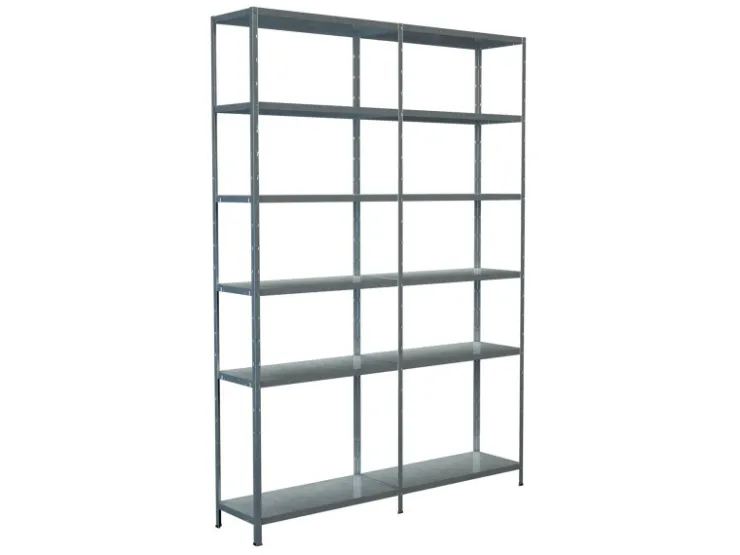 SCHULTE Regalwelt Schulte Steck-Grund-/Anbauregal 230 cm x 160 cm x 35 cm* Metallregale|Kellerregale