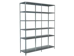 SCHULTE Regalwelt Schulte Steck-Grund-/Anbauregal 230 cm x 180 cm x 50 cm* Metallregale|Kellerregale