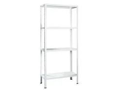 Schulte Steck-Grundregal Weiß 180 cm x 100 cm x 50 cm* Kellerregale