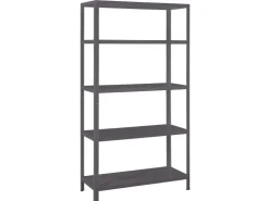 SCHULTE Regalwelt Schulte Stecksystem-Grundregal 180 cm x 90 cm x 40 cm Schwarz* Regalsysteme