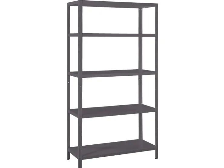 SCHULTE Regalwelt Schulte Stecksystem-Grundregal 180 cm x 90 cm x 40 cm Schwarz* Regalsysteme