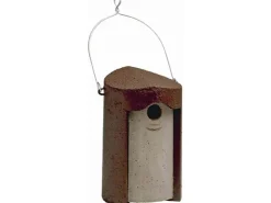 Schwegler Nisthöhle Holzbeton zum Hängen Braun und Grau 18 cm x 17 cm x 26 cm* Vogelbedarf