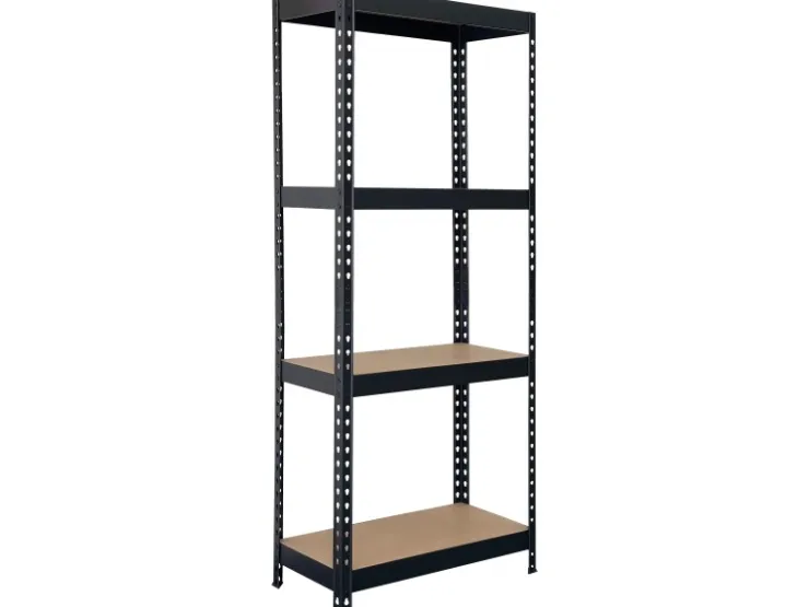 Schwerlastregal 175 kg Schwarz* Regale Schwarz|Holzregale