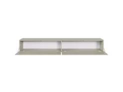 Selsey TV-Hängeboard Bisira mit Gravur 200 cm Kaschmirgrau* TV-Wände