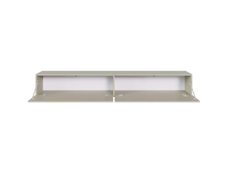 Selsey TV-Hängeboard Bisira mit Gravur 200 cm Kaschmirgrau* TV-Wände