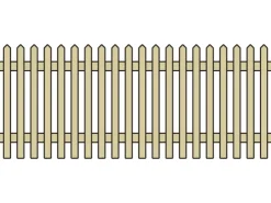 Senkrechtzaun 250 cm x 100 cm